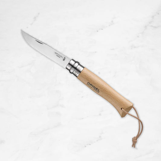 Cuchillo N°8 | Con lazo de cuero | Opinel