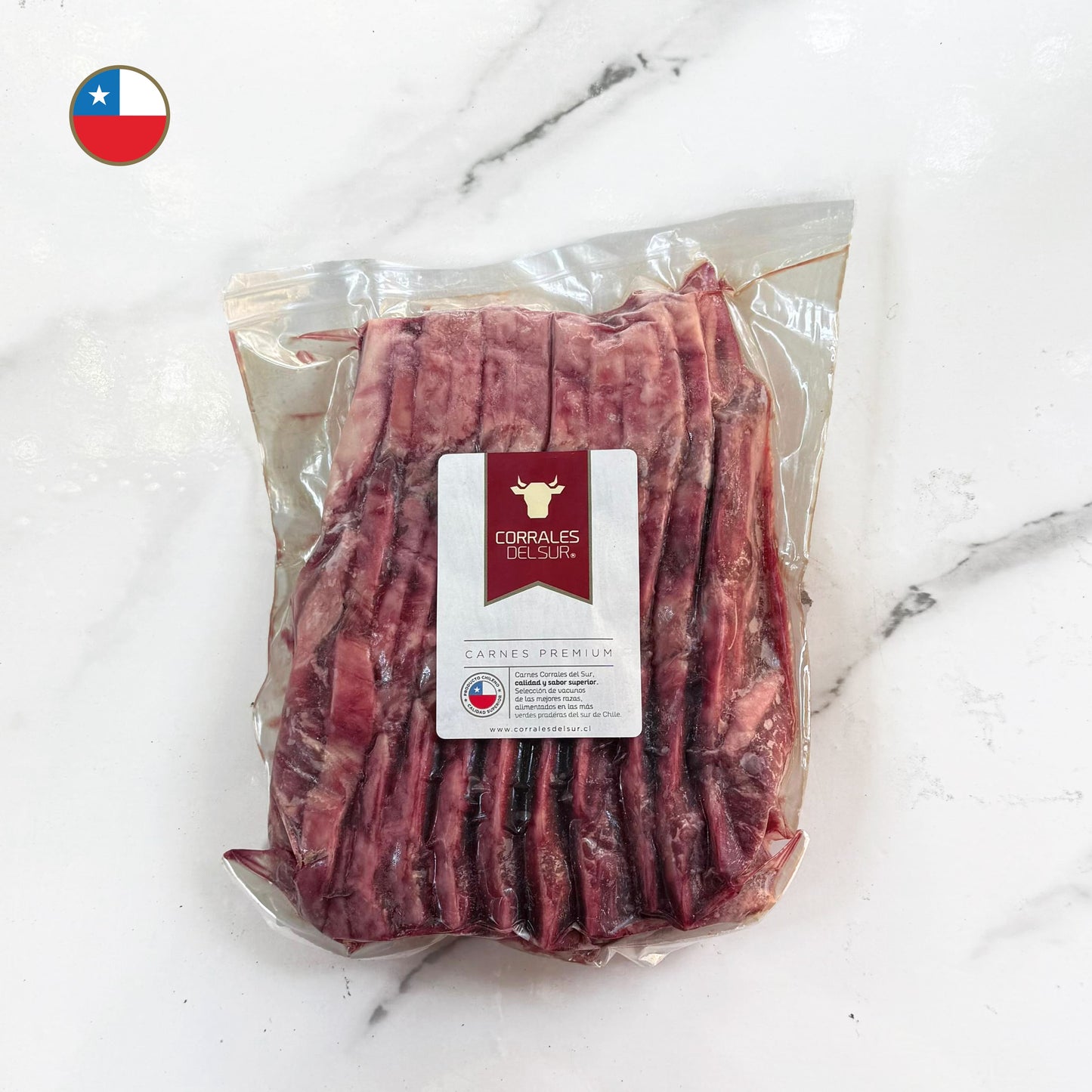 Asado de Tira | Banderita | Premium| 1kg